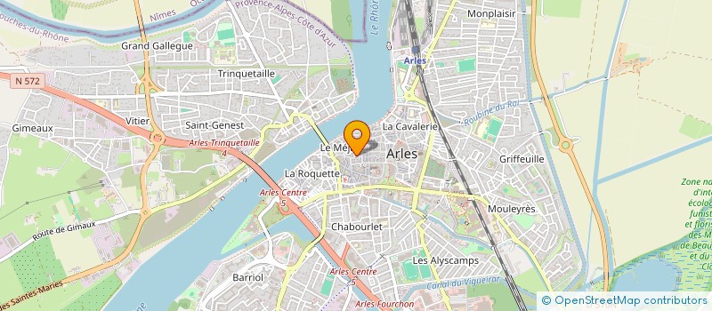 localisation de l'entreprise BLM à ARLES