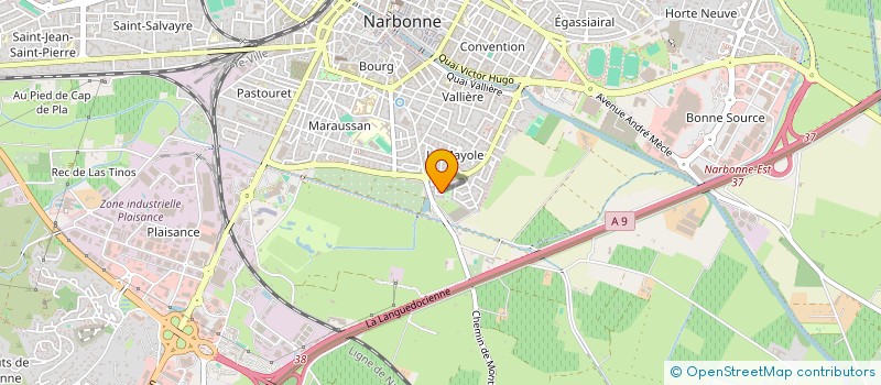 localisation de l'entreprise BLM à NARBONNE