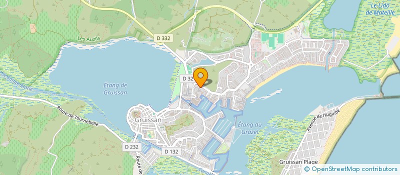 localisation de l'entreprise BLM  GRUISSAN