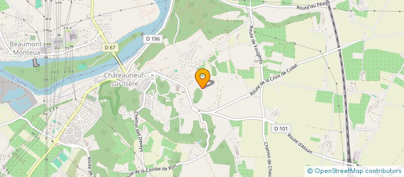 localisation de l'entreprise BLM  CHATEAUNEUF-SUR-ISERE