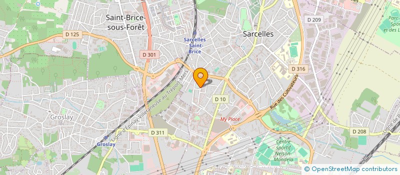 localisation de l'entreprise BLM AUTO  SARCELLES