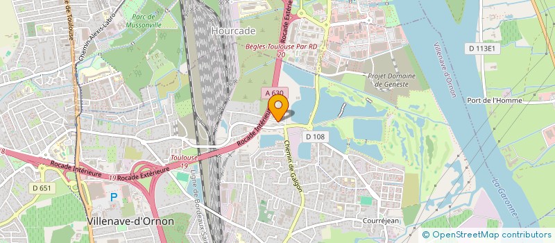 localisation de l'entreprise BLM AUTO  VILLENAVE-D'ORNON