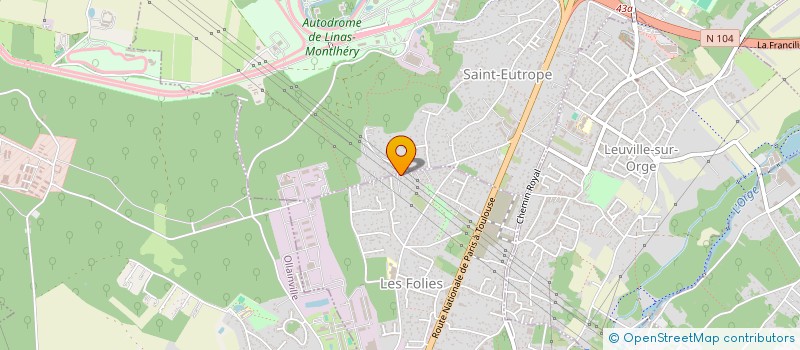 localisation de l'entreprise BLM CLIM à SAINT-GERMAIN-LES-ARPAJON