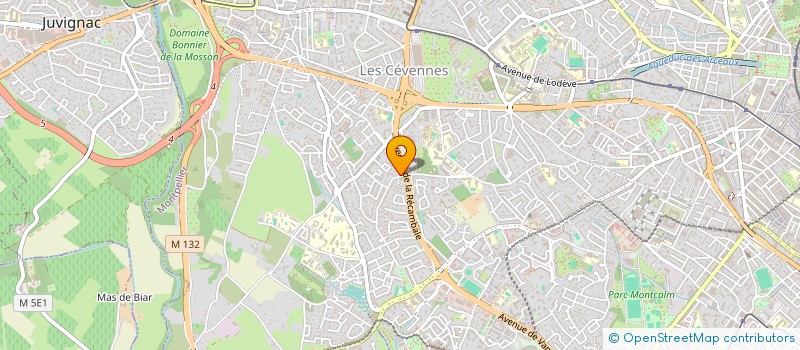 localisation de l'entreprise BLM CONSTRUCTION à MONTPELLIER