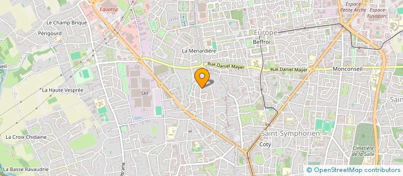 localisation de l'entreprise BLM ELECTRICITE DEPANNAGE  SAINT-CYR-SUR-LOIRE