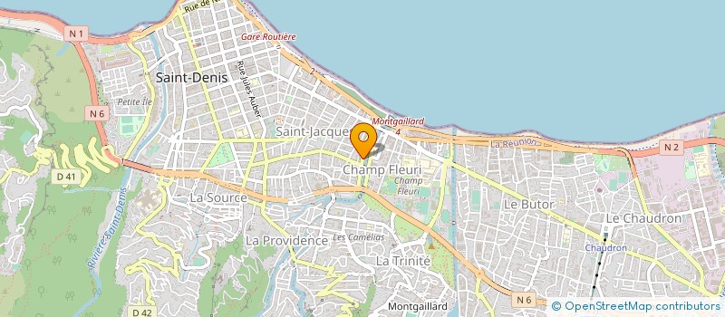 localisation de l'entreprise BLM FORMATIONS à SAINT-DENIS