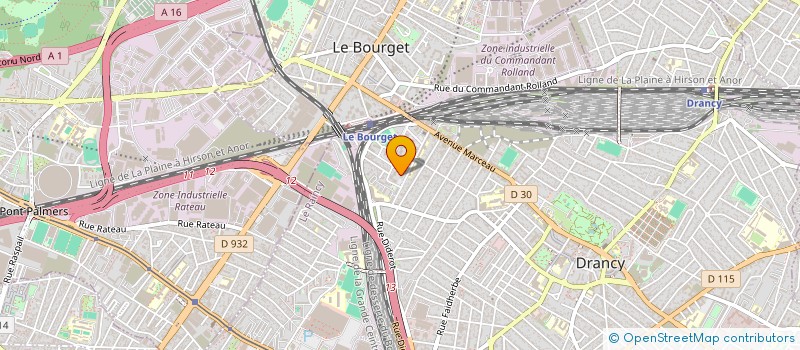 localisation de l'entreprise BLM FREE à DRANCY
