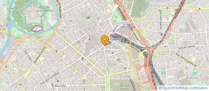 localisation de l'entreprise BLM IMMO à LILLE