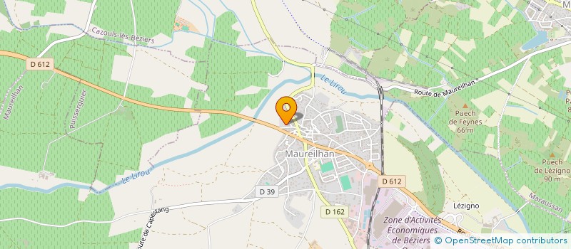 localisation de l'entreprise BLM INVESTISSEMENTS  CAZOULS-LES-BEZIERS