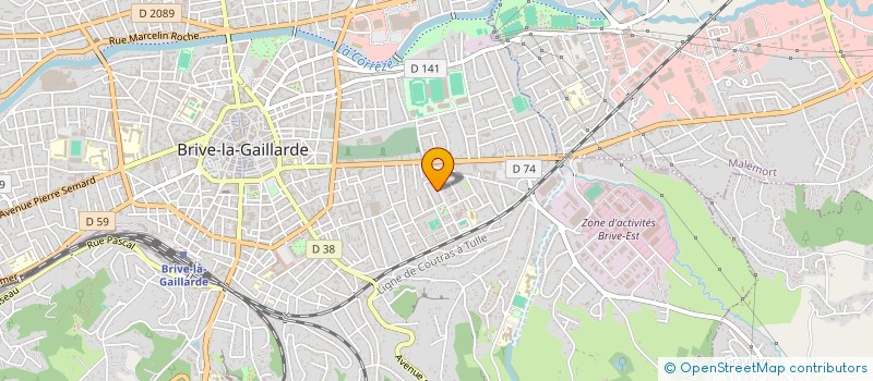 localisation de l'entreprise BLM NEGOCE à BRIVE-LA-GAILLARDE