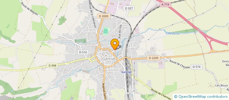 localisation de l'entreprise BLM SCI à GANNAT