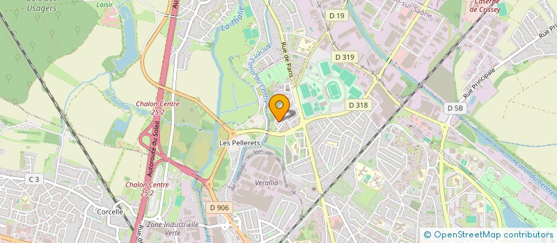 localisation de l'entreprise BLM TRANSPORT à CHALON-SUR-SAONE