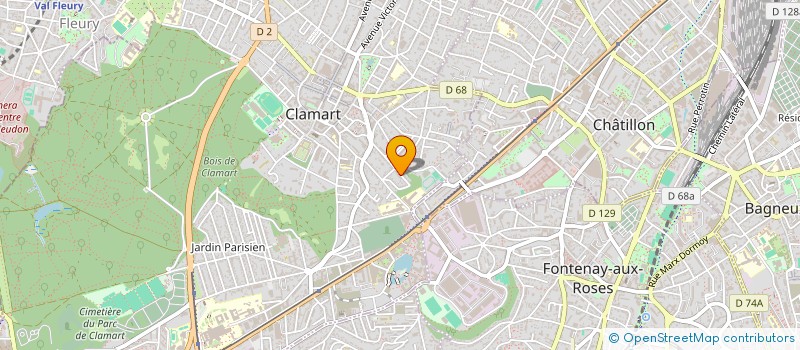 localisation de l'entreprise BLM66 CONSEIL à CLAMART