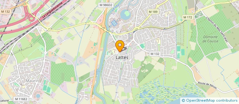 localisation de l'entreprise BLMA PRO (BASKET LATTES MONTPELLIER ACTIVITES PROFESSIONNELLES)  LATTES