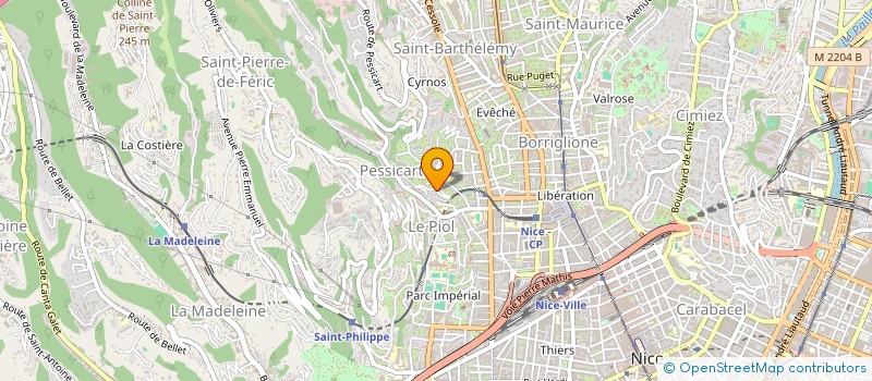 localisation de l'entreprise BLMC à NICE