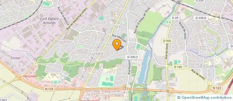 localisation de l'entreprise BLMC  LUISANT