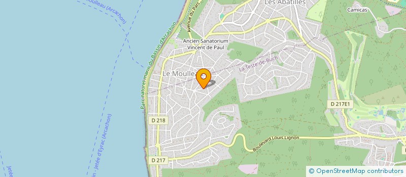 localisation de l'entreprise BLMG ASSURANCES à LA TESTE-DE-BUCH