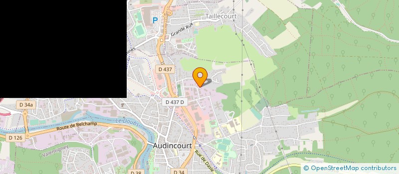 localisation de l'entreprise BLN  AUDINCOURT