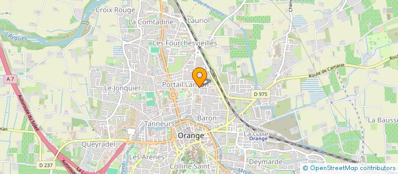 localisation de l'entreprise BLN  ORANGE