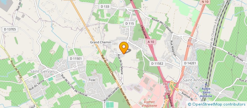 localisation de l'entreprise BLN BATIMENTS  VIRSAC