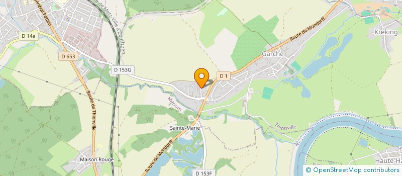 localisation de l'entreprise BLN IMMO  THIONVILLE