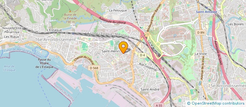localisation de l'entreprise BLN TRANS à MARSEILLE