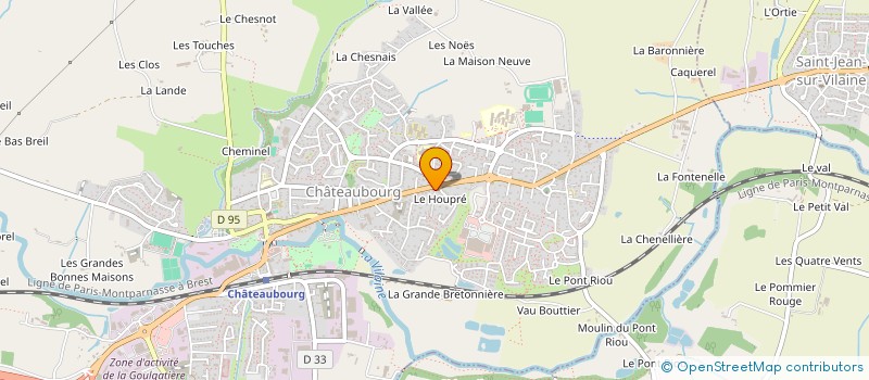 localisation de l'entreprise BLO : BLOT SANTE  CHATEAUBOURG