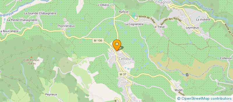 localisation de l'entreprise BLO IMMO  CELLIEU