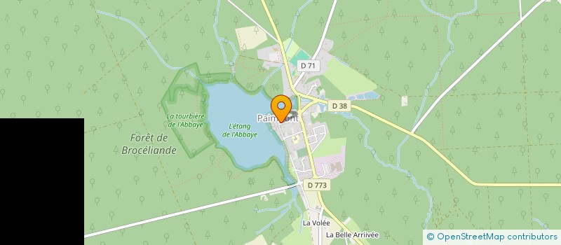 localisation de l'entreprise BLOB  PAIMPONT