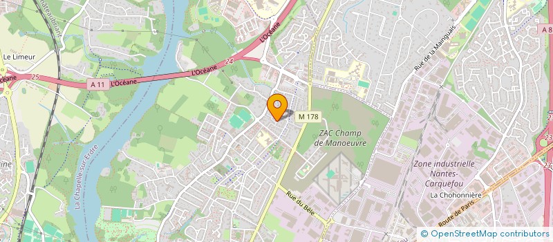 localisation de l'entreprise BLOB à NANTES
