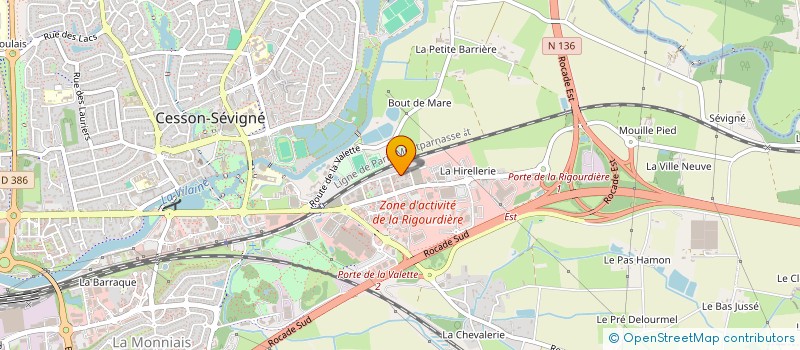 localisation de l'entreprise BLOB CONSULTING à CESSON-SEVIGNE