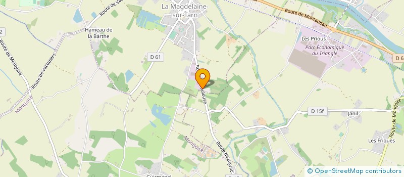 localisation de l'entreprise BLOBDING  LA MAGDELAINE-SUR-TARN