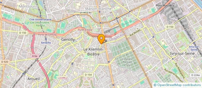 localisation de l'entreprise BLOBFISH BLUES PRODUCTION à LE KREMLIN-BICETRE