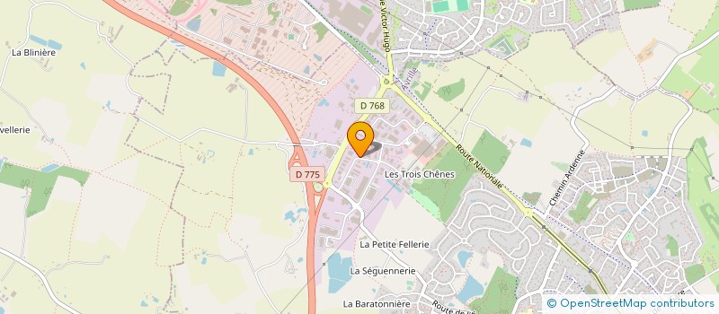 localisation de l'entreprise @BLOC à AVRILLE