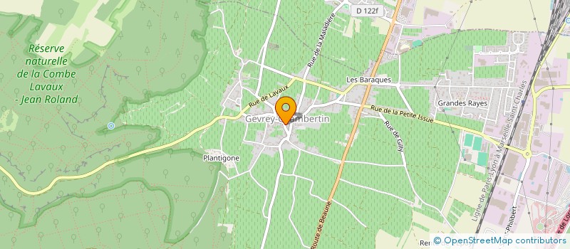 localisation de l'entreprise BLOC  GEVREY-CHAMBERTIN