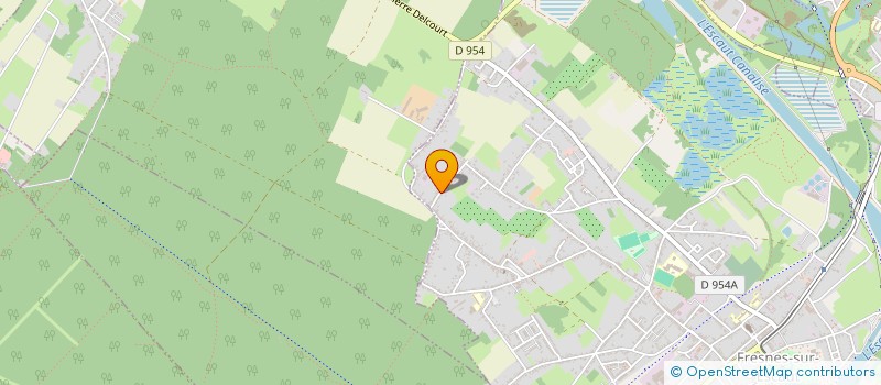 localisation de l'entreprise BLOC CONSTRUCTION  FRESNES-SUR-ESCAUT