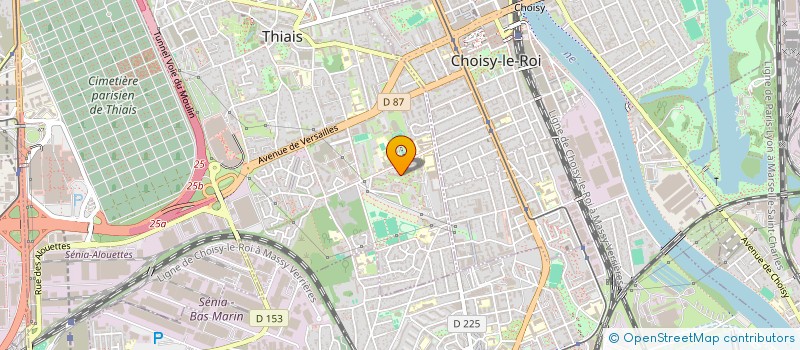 localisation de l'entreprise BLOC SYSTEME EQUIPEMENT  THIAIS