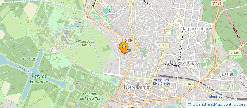 localisation de l'entreprise BLOCBUSTER VERSAILLES à VERSAILLES