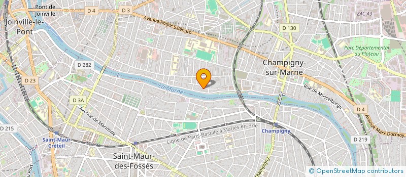 localisation de l'entreprise BLOCH FAMILY  CHAMPIGNY-SUR-MARNE