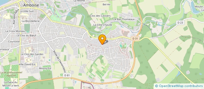 localisation de l'entreprise BLOCHIMMO  AMBOISE