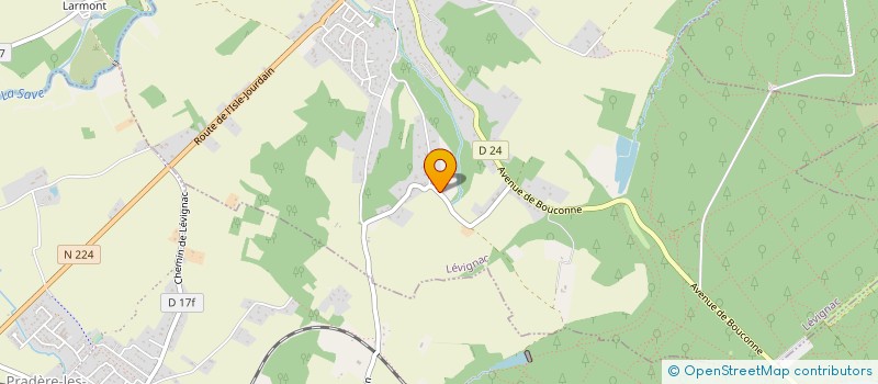 localisation de l'entreprise BLOCK AND WOOD  LEVIGNAC