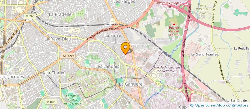 localisation de l'entreprise BLOCK-DEV  CLERMONT-FERRAND