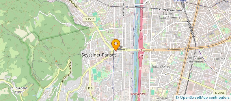 localisation de l'entreprise BLOCKCHAIN PROCESS SECURITY  SEYSSINET-PARISET