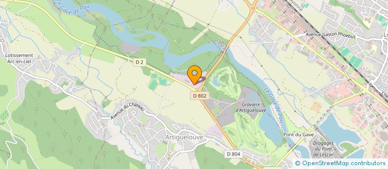 localisation de l'entreprise BLOCKCHENE  ARTIGUELOUVE