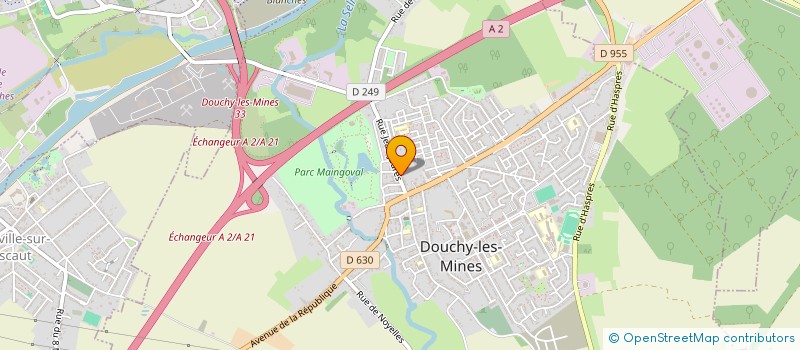 localisation de l'entreprise BLODHOC à DOUCHY-LES-MINES