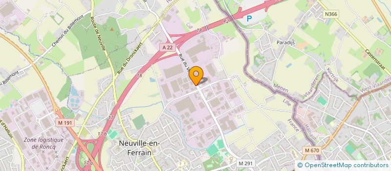 localisation de l'entreprise BLOEMEN WEB  NEUVILLE-EN-FERRAIN