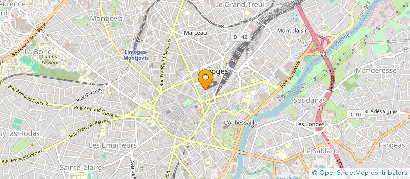 localisation de l'entreprise BLOFELD à LIMOGES