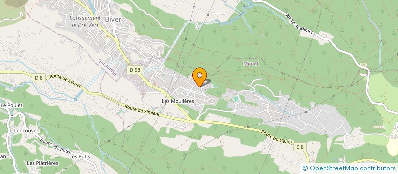 localisation de l'entreprise BLOGARIO  MIMET