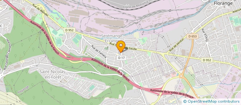 localisation de l'entreprise BLOGS-SAVOIR  SEREMANGE-ERZANGE