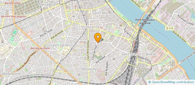 localisation de l'entreprise BLOGUINE.COM à BORDEAUX